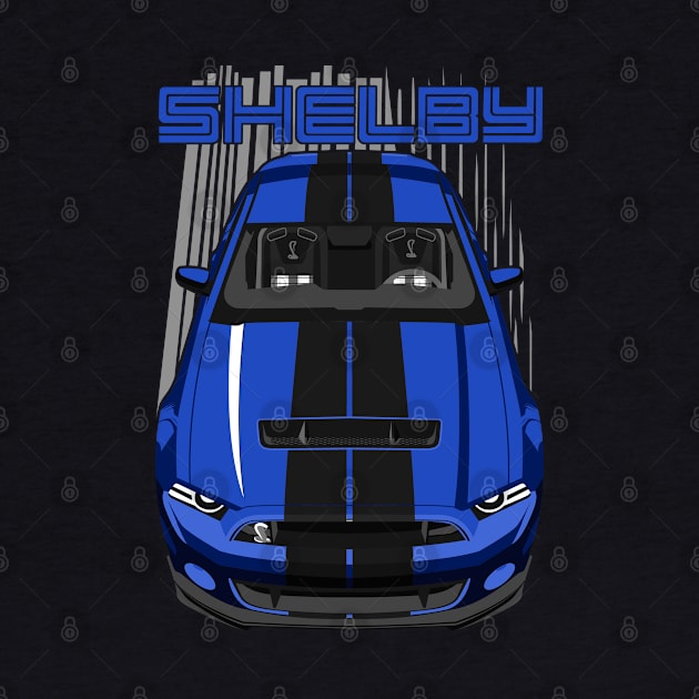 Shelby GT500 S197 - Blue & Black by V8social